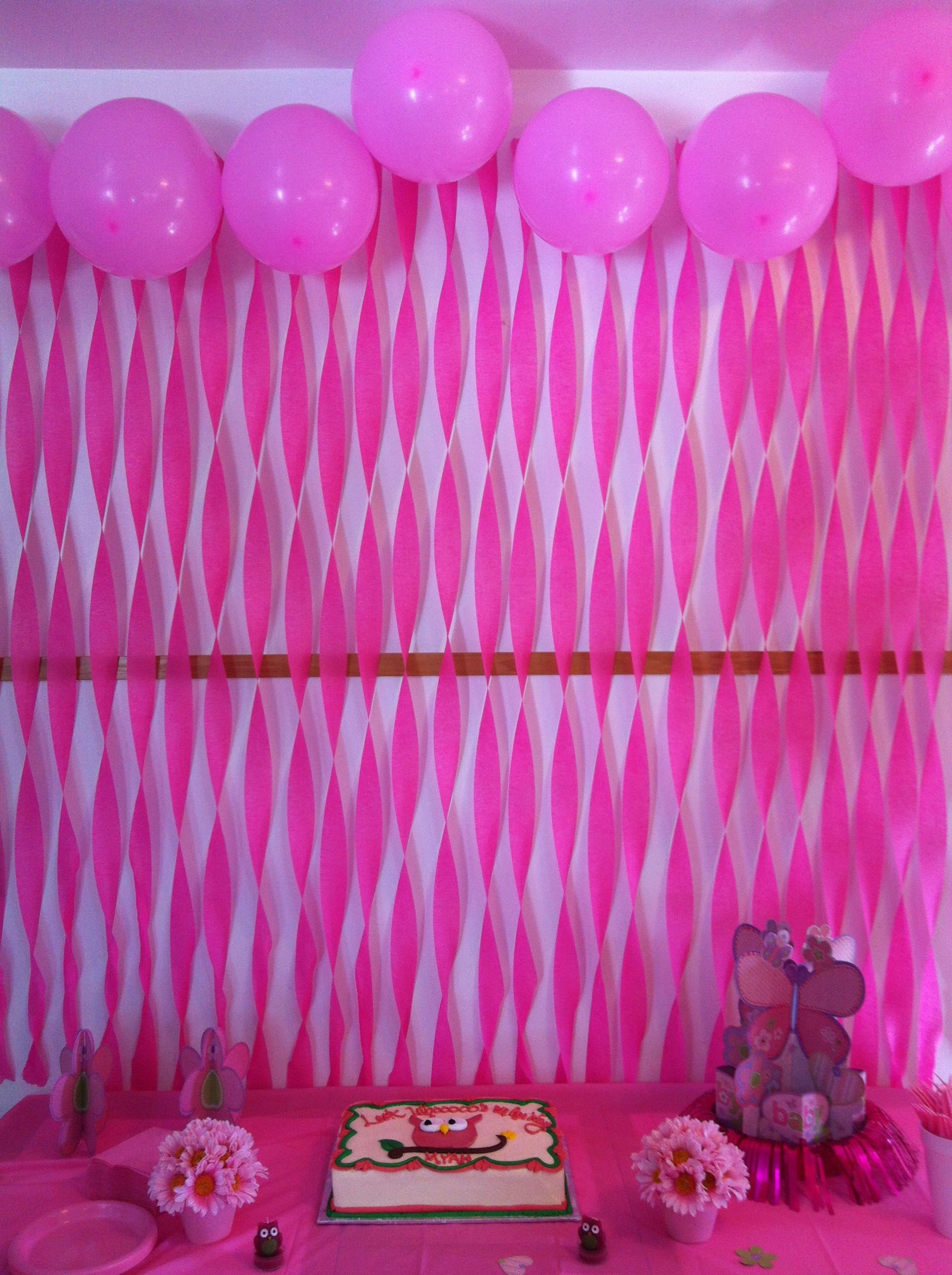 Streamer Decoration Ideas For Birthday Party
 Party Streamer and Balloon Decorations