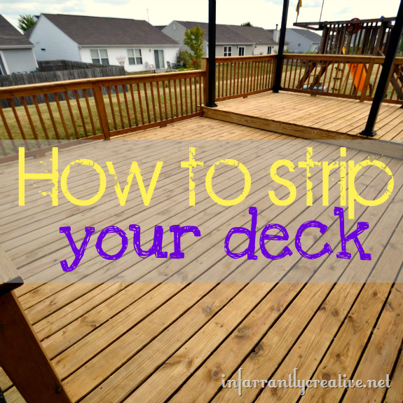 Strip Paint From Deck
 How to Strip a Deck