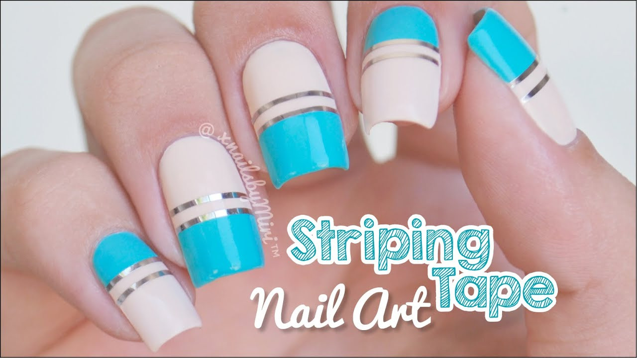 Striping Tape Nail Art
 Striping Tape Nail Art