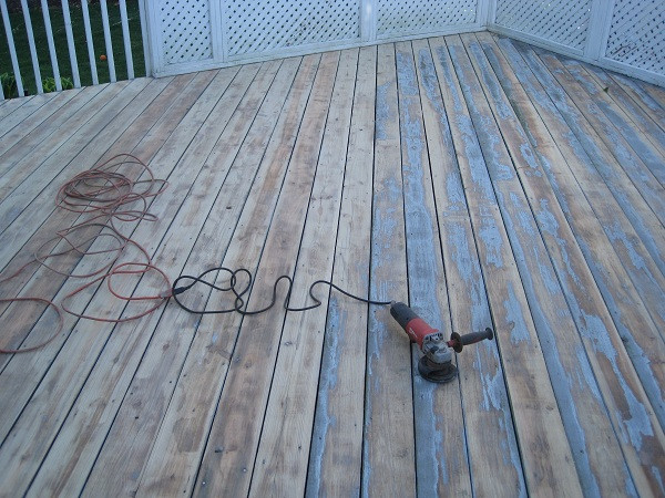 Stripping Deck Paint
 Scevoli Painting Exterior Residential Deck Stripping