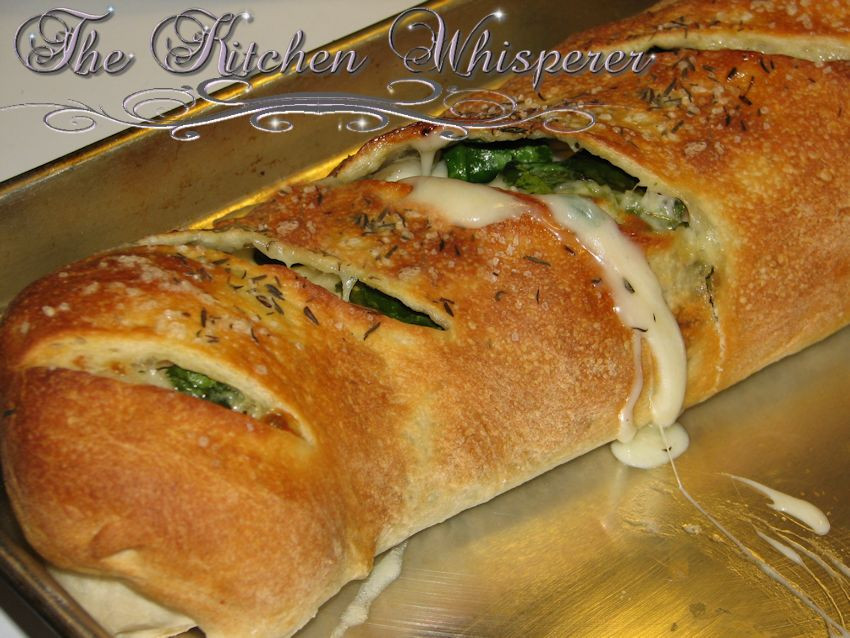 Stuffed Bread Recipe
 Day 2 – Countdown to Christmas Spinach Garlic Thyme