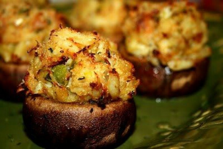 Stuffed Mushroom Recipes With Crab Meat
 Crab Stuffed Mushrooms Recipe — Dishmaps