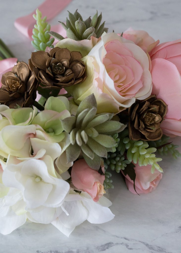 Succulent Wedding Bouquet DIY
 How To Create A Succulent Bouquet