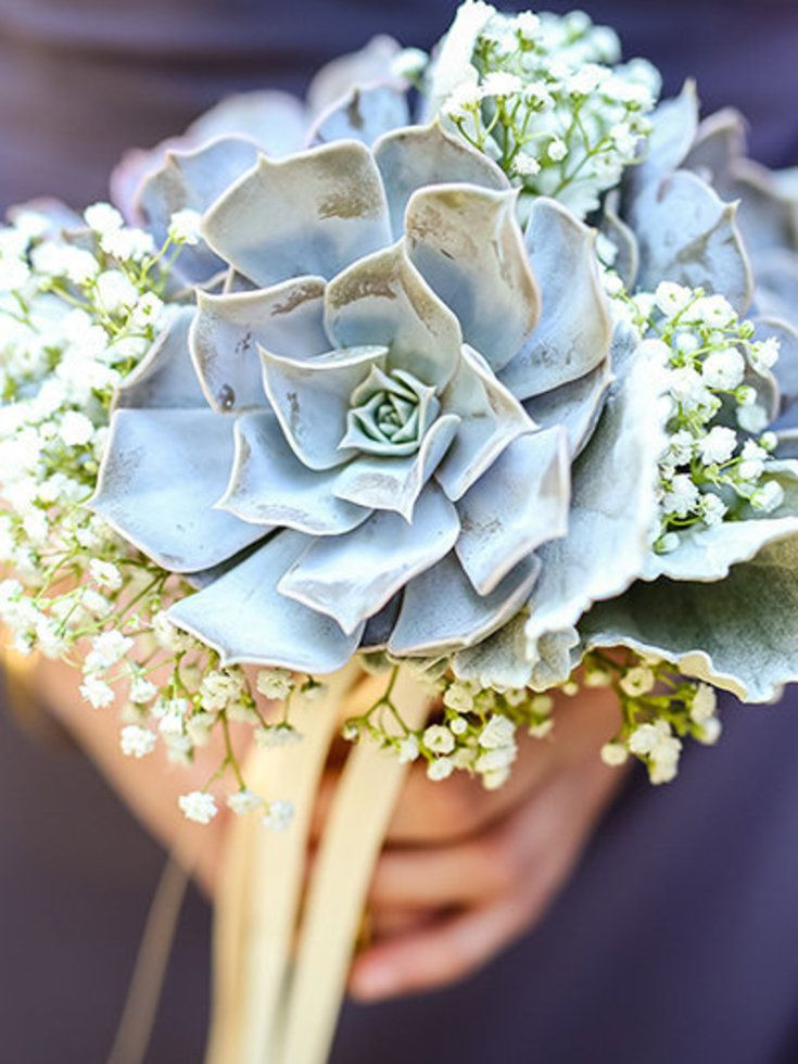 Succulent Wedding Bouquet DIY
 29 Stunning Ways To Use Succulents In Your Wedding