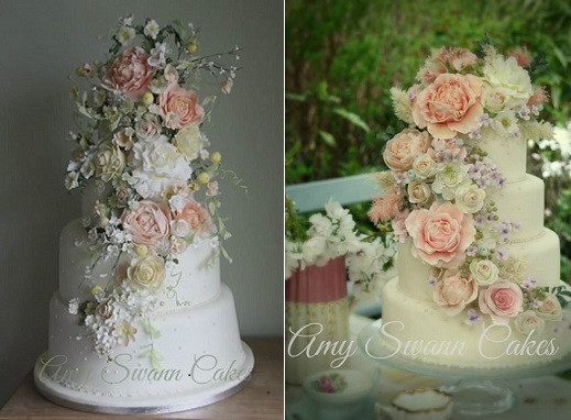 Sugar Flowers For Wedding Cakes
 Tumbling Trailing Sugar Flowers Cake Geek Magazine