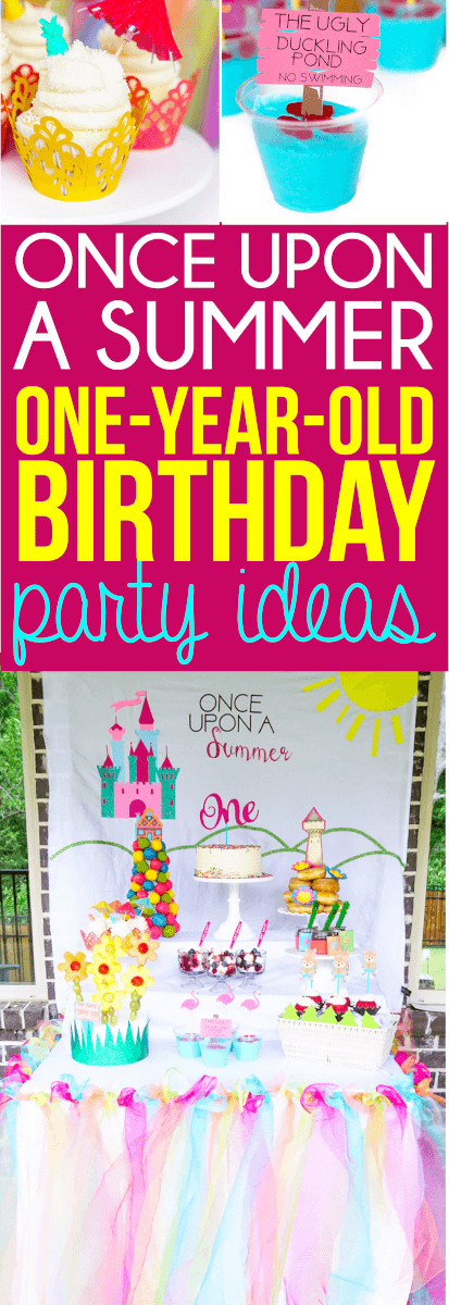 Summer 1St Birthday Party Ideas
 ce Upon a Summer First Birthday Ideas That ll Wow Your