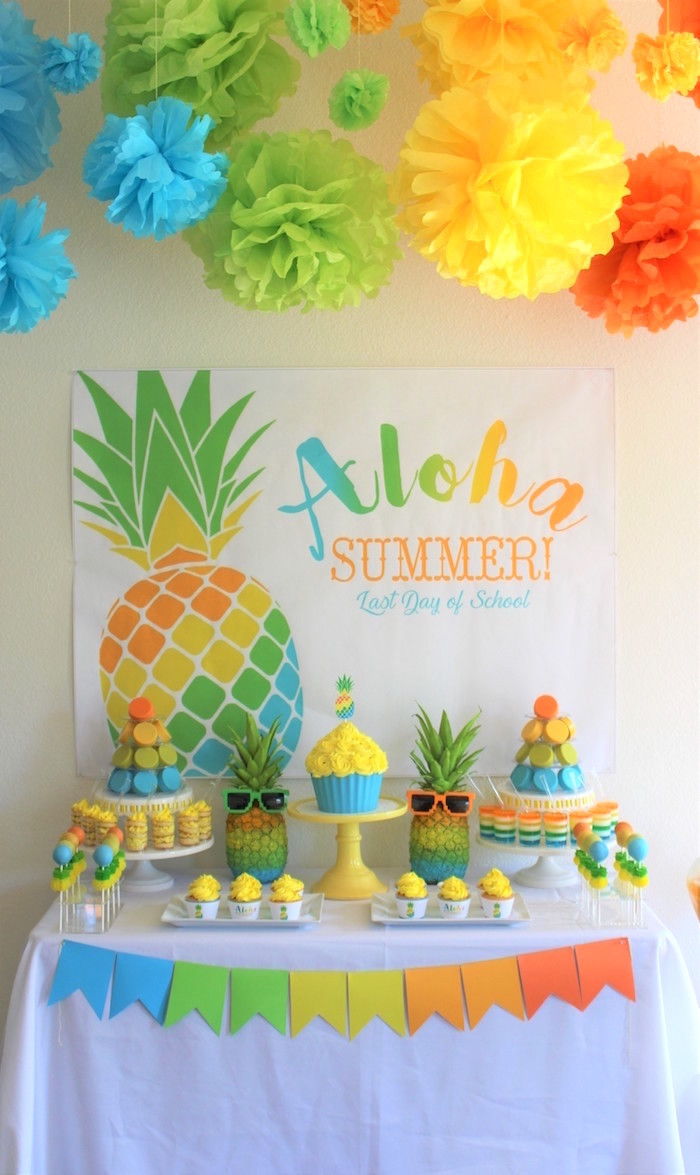Summer Bday Party Ideas
 Kara s Party Ideas Aloha Summer Party
