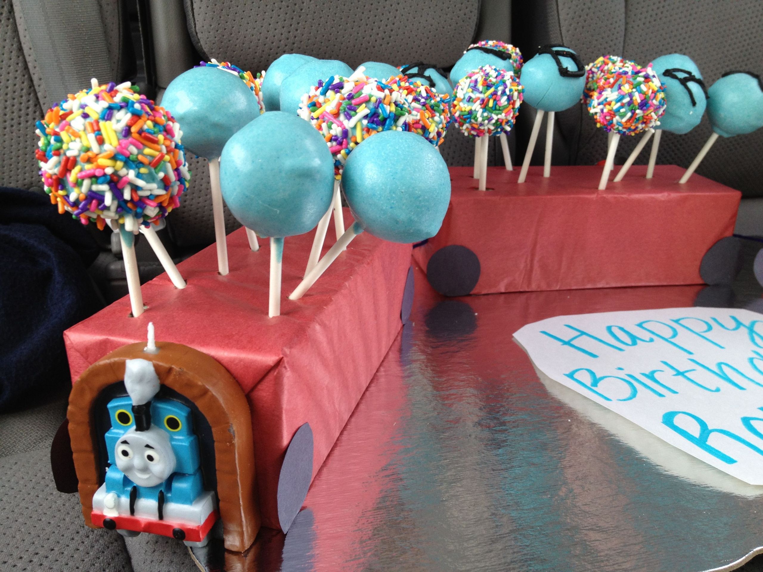 Summer Birthday Party Ideas For 4 Year Old Boy
 Cake Pops for 4 year old boy s birthday