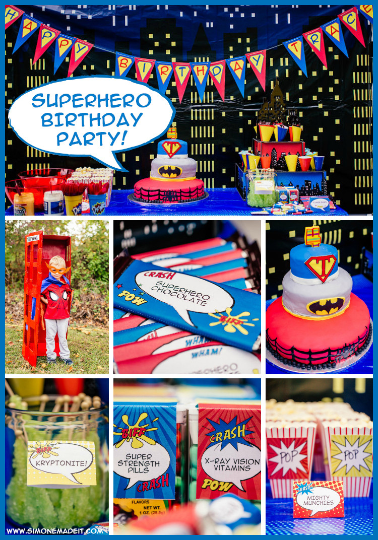 Summer Birthday Party Ideas For 4 Year Old Boy
 Trace s 4 Year Old Superhero Birthday Party