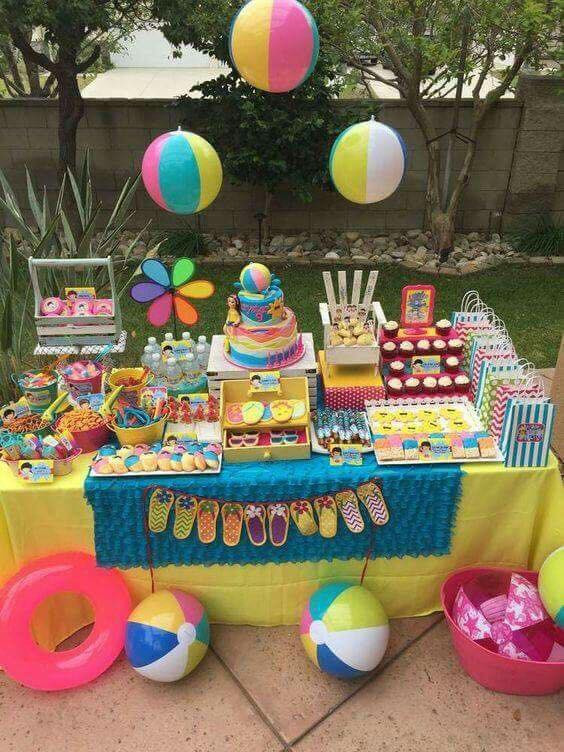 Summer Birthday Party Ideas For 4 Year Old Boy
 Te damos Opciones para que Decores tu Fresqusima Fiesta