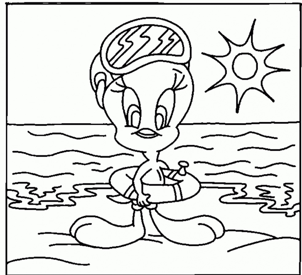 Summer Coloring Pages For Older Kids
 Cartoon Page 60