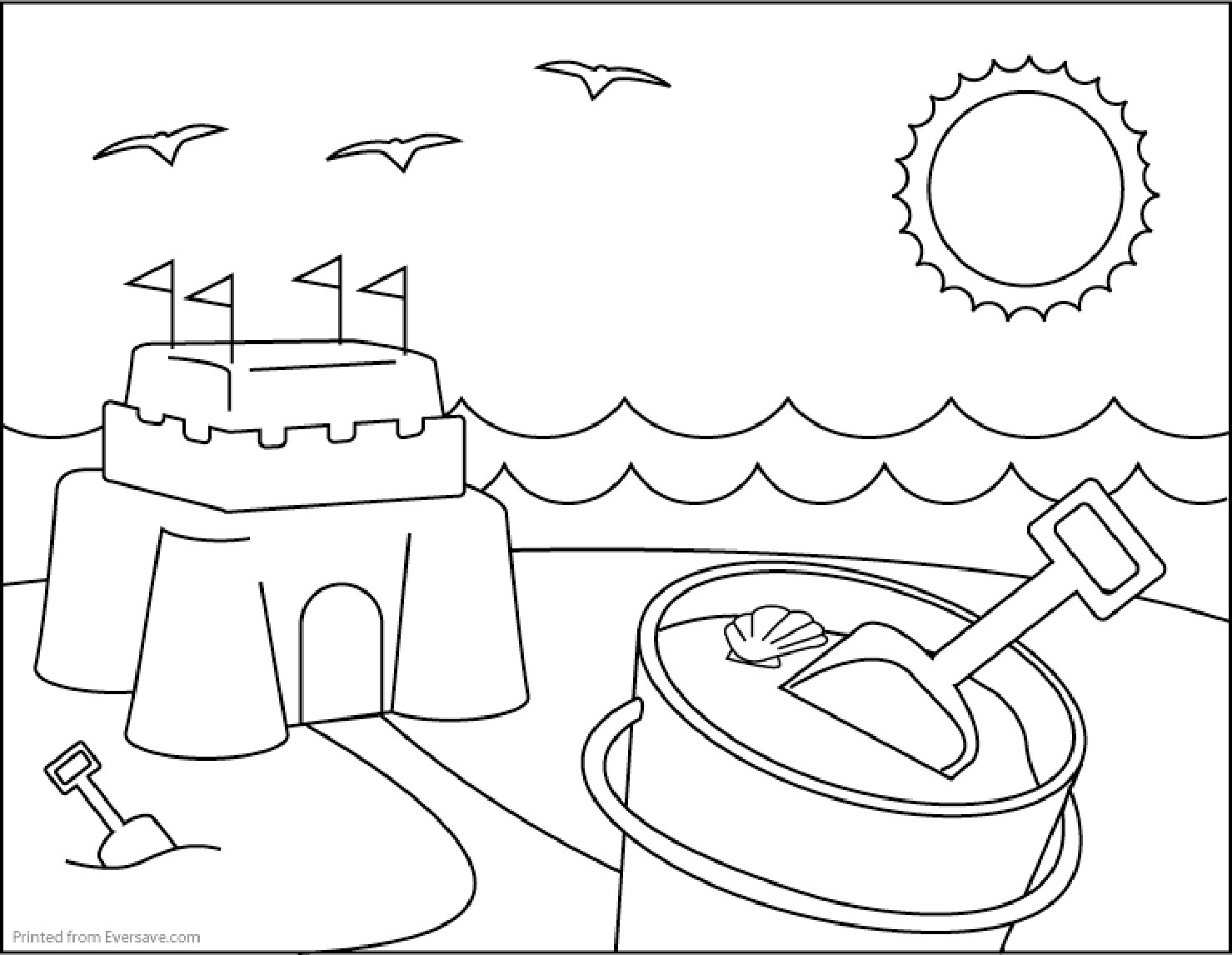 Summer Coloring Pages For Toddlers
 Summer Coloring Pages