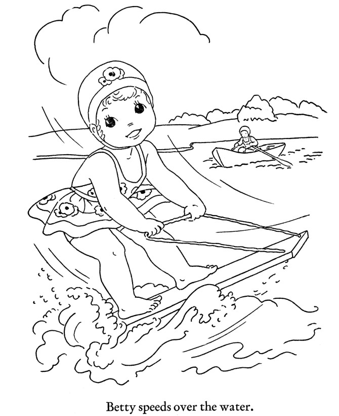 Summer Coloring Pages For Toddlers
 Summer coloring pages for kids
