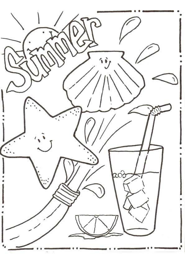 Summer Coloring Pages For Toddlers
 Summer Coloring Pages for Kids Print them All for Free