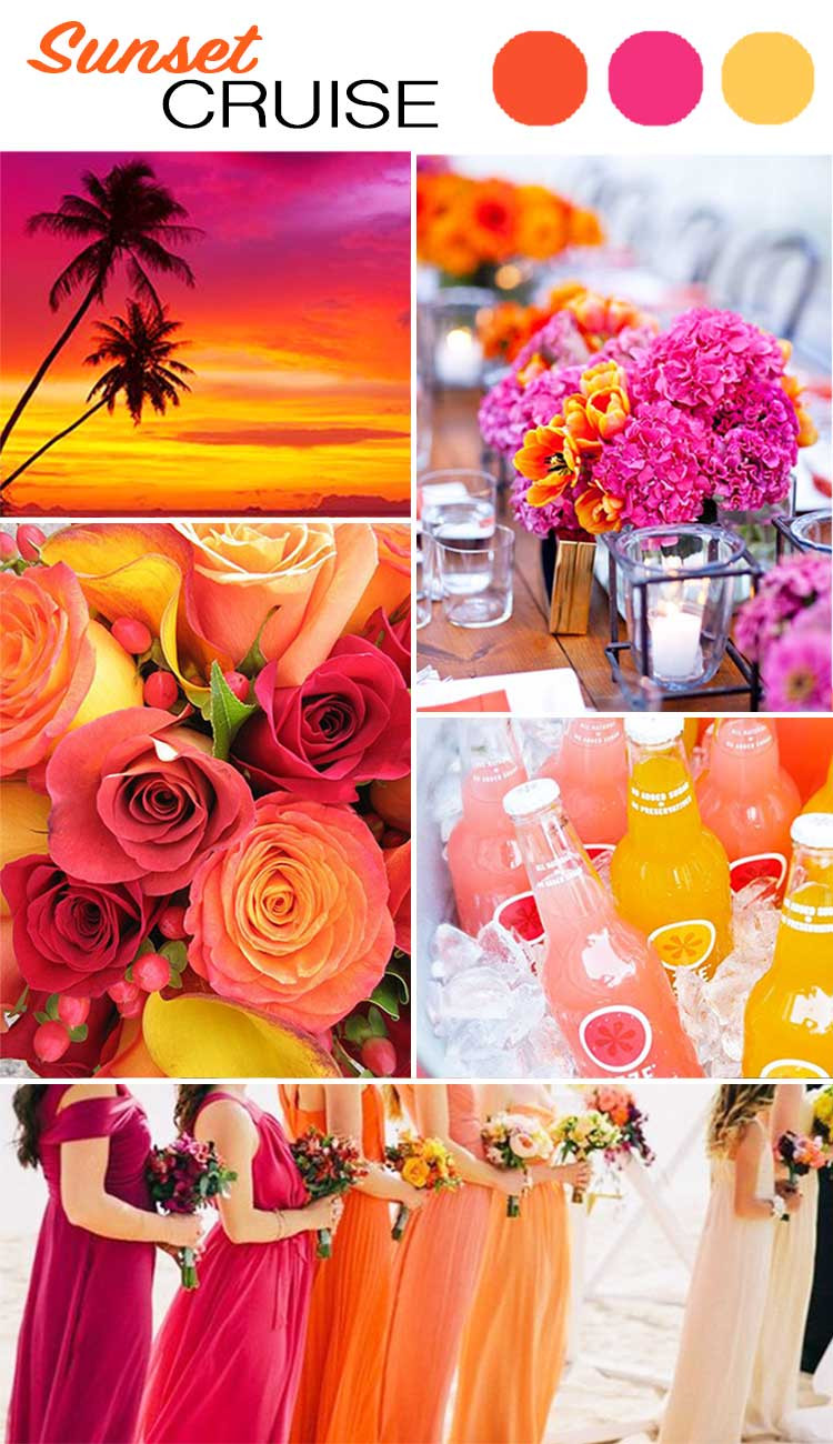 Summer Colors For Weddings
 The Top 5 Color Palettes For Your Summer Wedding crazyforus