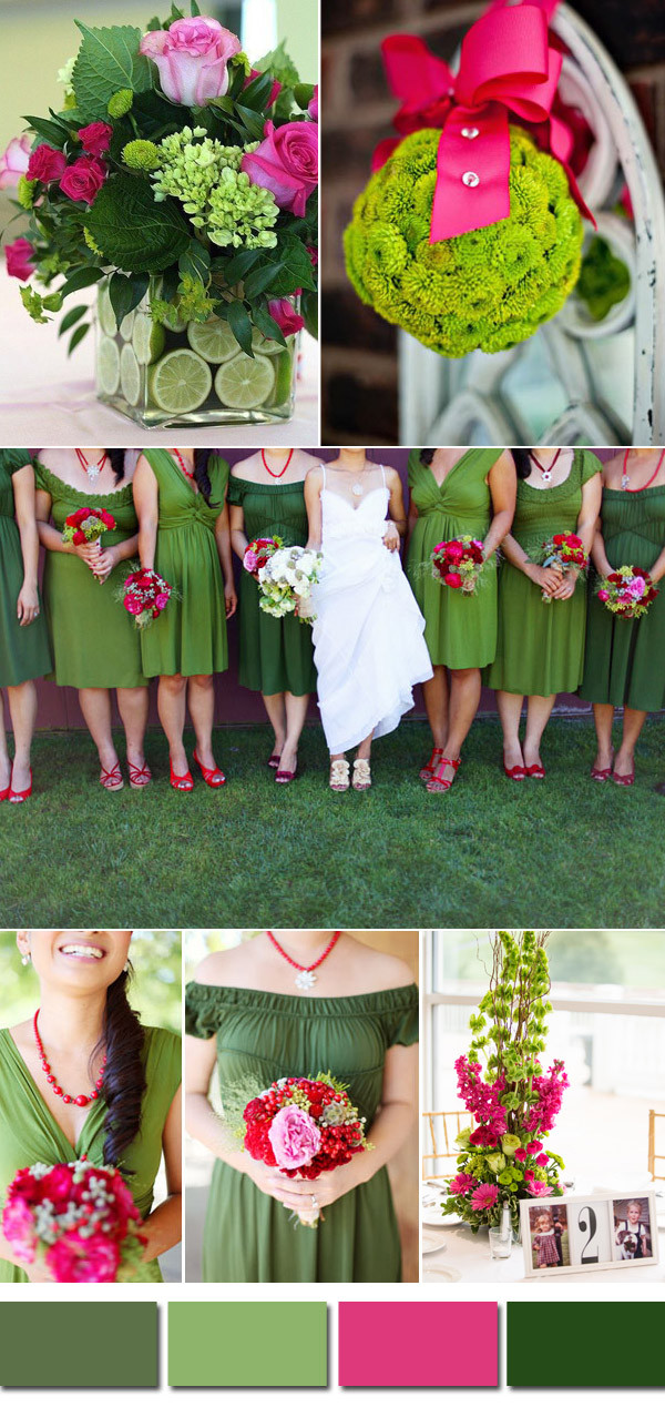 Summer Colors For Weddings
 Kale Green Wedding Color Ideas for 2017 Spring & Summer