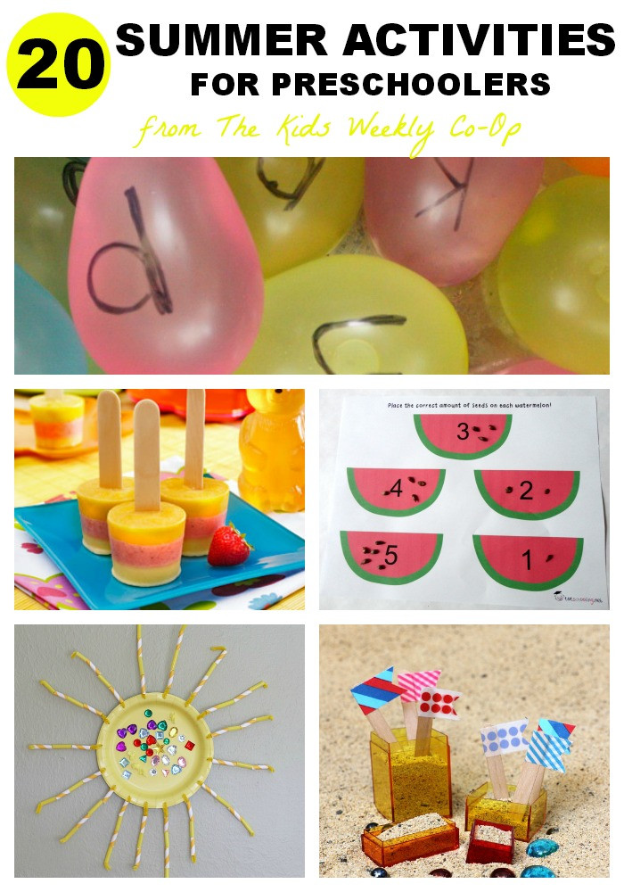 Summer Crafts For Preschoolers Easy
 20 Summer Activities for Preschoolers Mess for Less