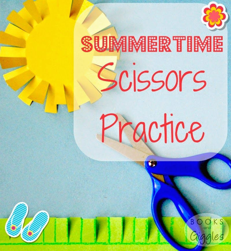 Summer Crafts For Preschoolers Easy
 Summertime Scissors Practice