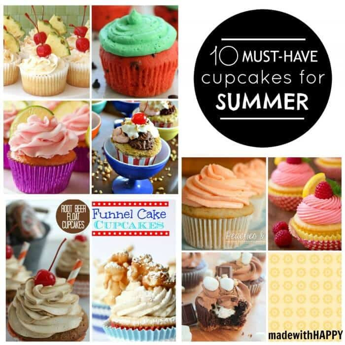 Summer Cupcakes Recipes
 10 Summer Themed Cupcakes Made with HAPPY