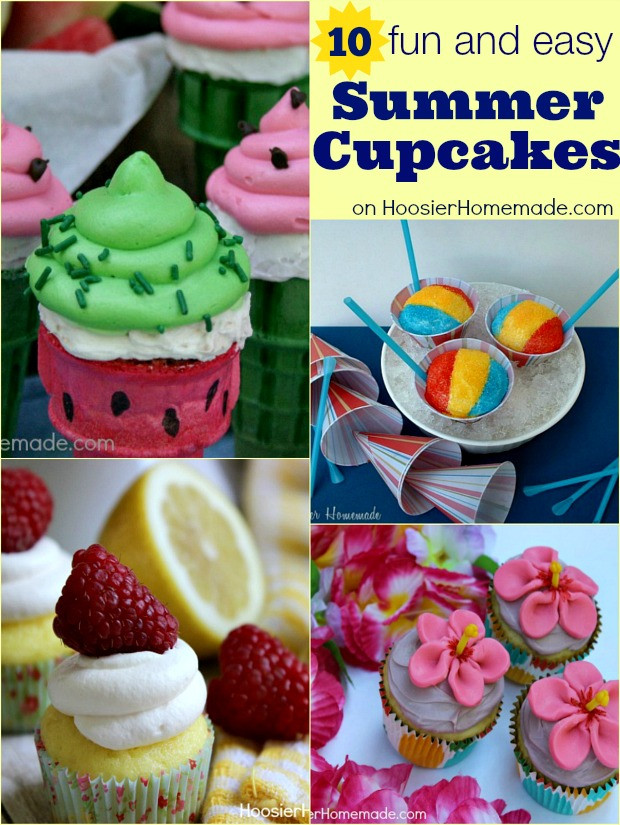 Summer Cupcakes Recipes
 Summer Themed Cupcakes Hoosier Homemade