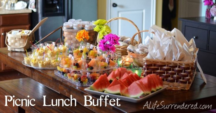 Summer Lunch Party Ideas
 Picnic lunch buffet Decorating ideas