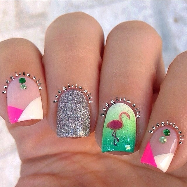 Summer Nail Designs Pinterest
 Flamingo Summer Nails s and for