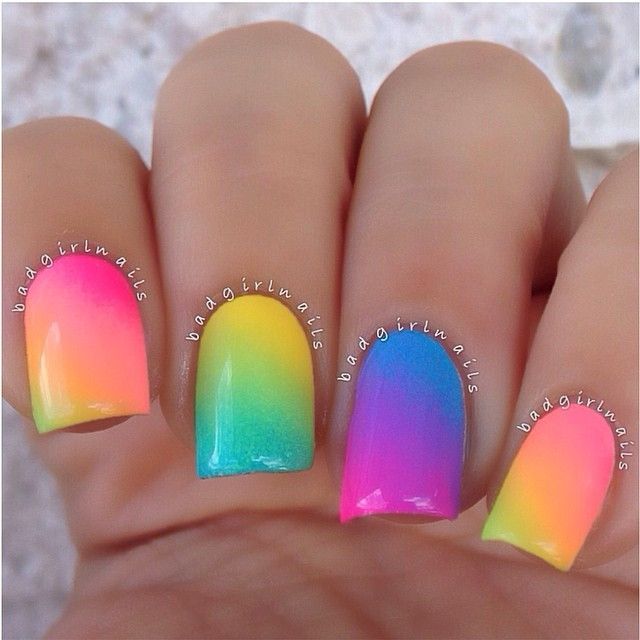 Summer Nail Designs Pinterest
 Colorful Summer Nails s and for