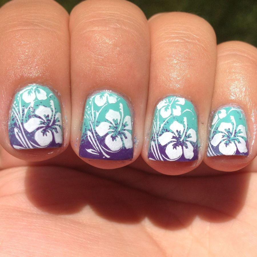 Summer Nail Designs Pinterest
 tropical nail art Top 15 Summer Nail Art Ideas 15