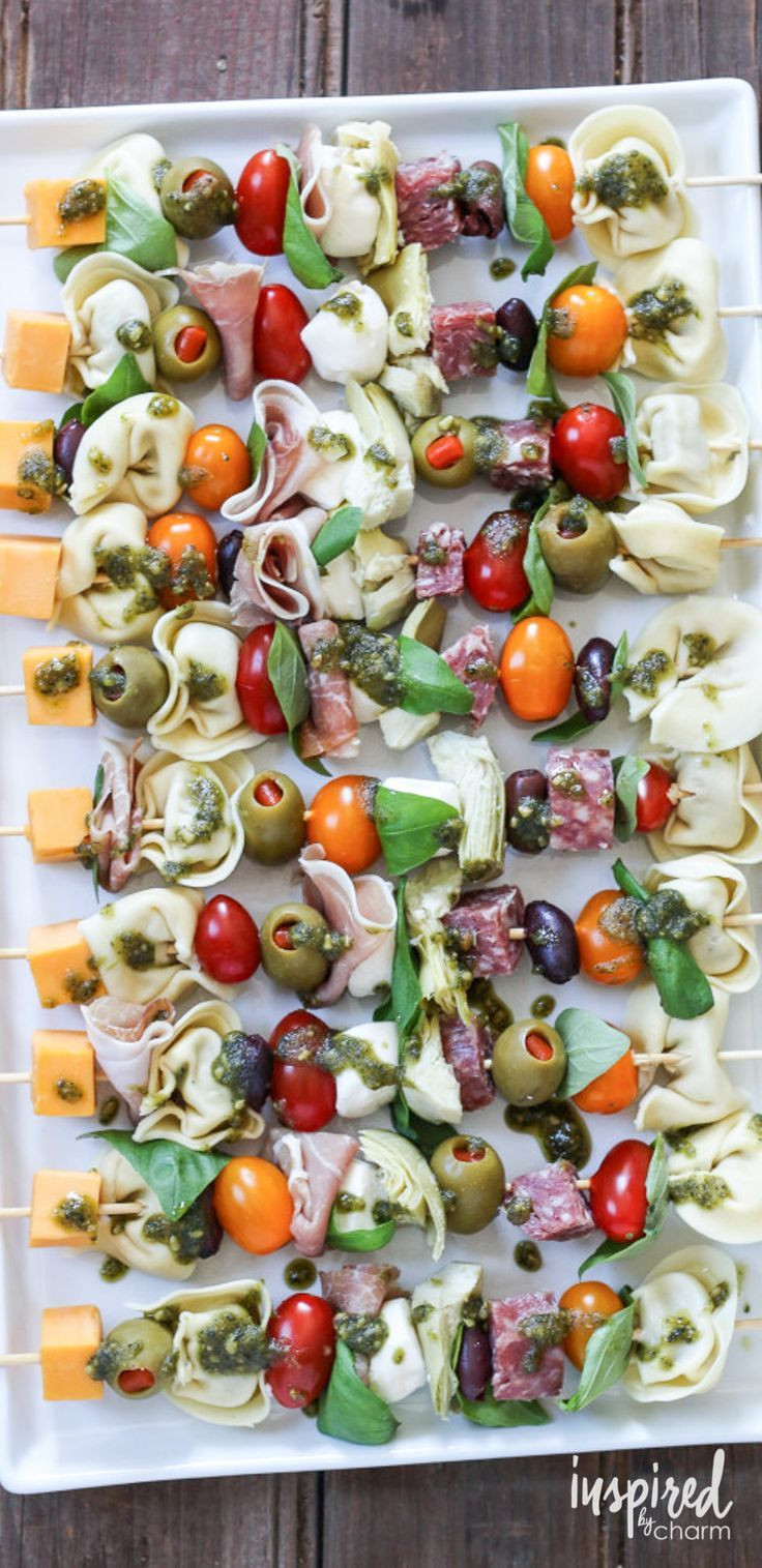 Summer Party Appetizers Ideas
 Antipasto Kabobs easily my favorite summer appetizer