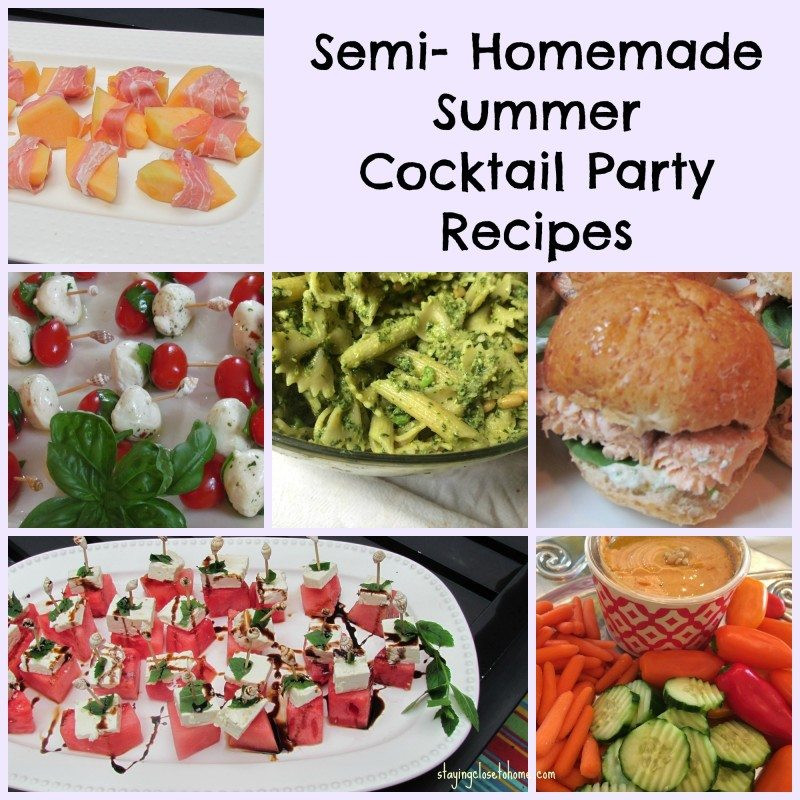 Summer Party Food Ideas Recipes
 Easy Summer Cocktail Party Ideas