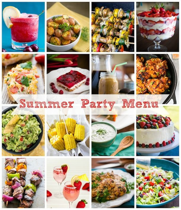 Summer Party Menu Ideas For A Crowd
 Summer parties and entertaining are in full swing Here
