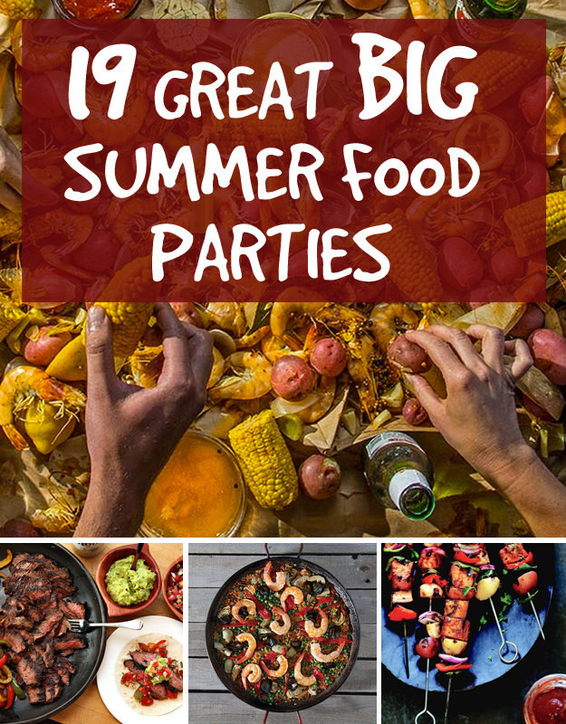 Summer Party Menu Ideas For A Crowd
 19 Great Ideas For Big Summer Food Parties
