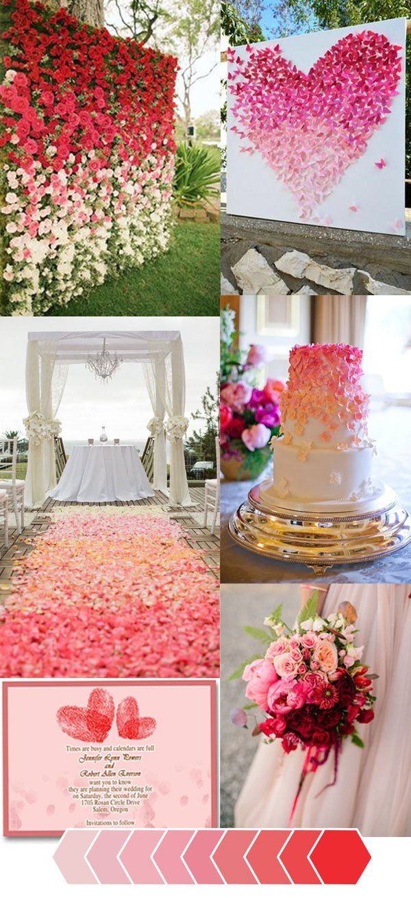 Summer Wedding Theme Ideas
 How to Make Your Wedding Color Unique in an Ombré Theme