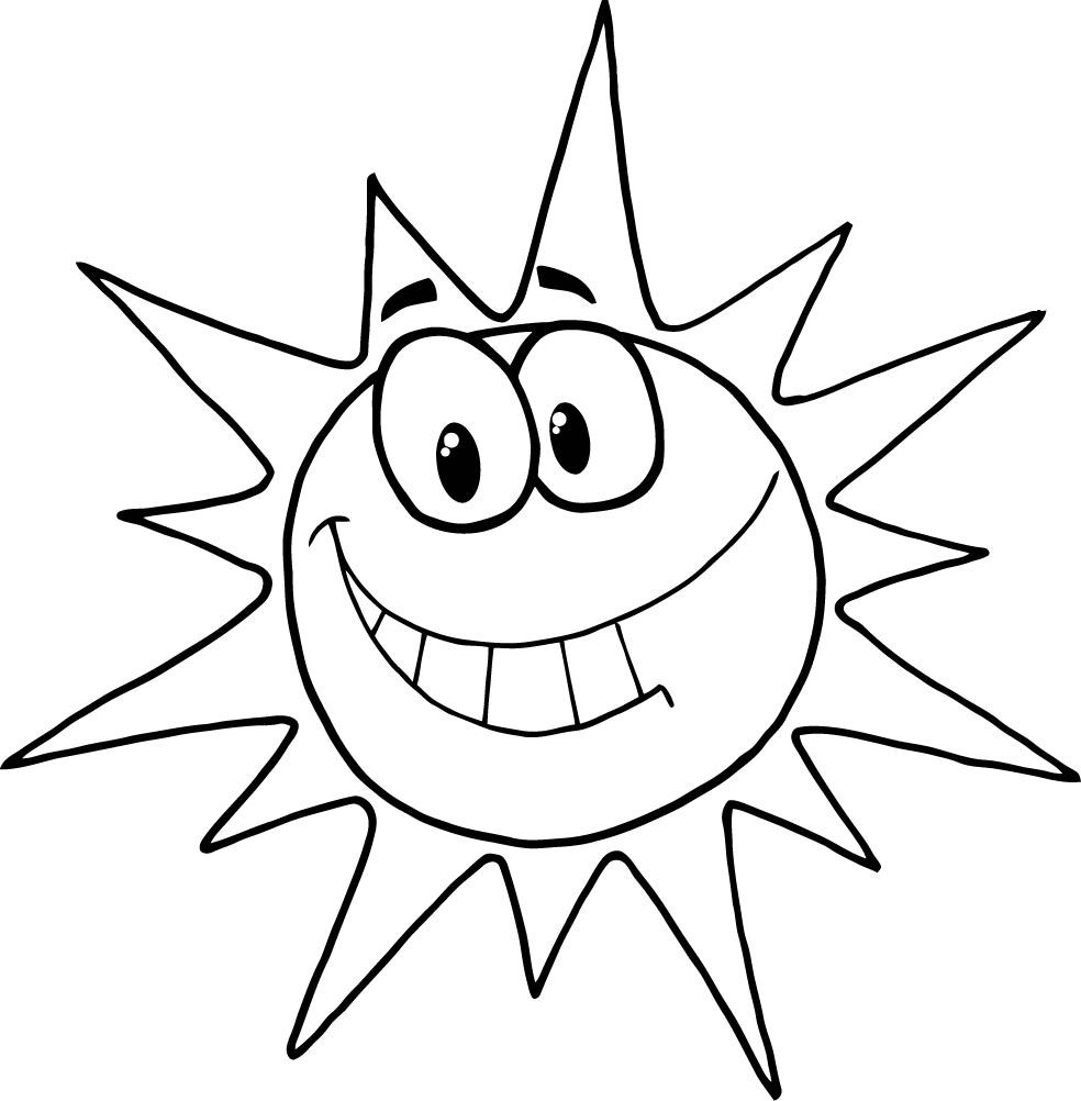 Sun Coloring Pages For Kids
 Free Printable Sun Coloring Pages for Kids