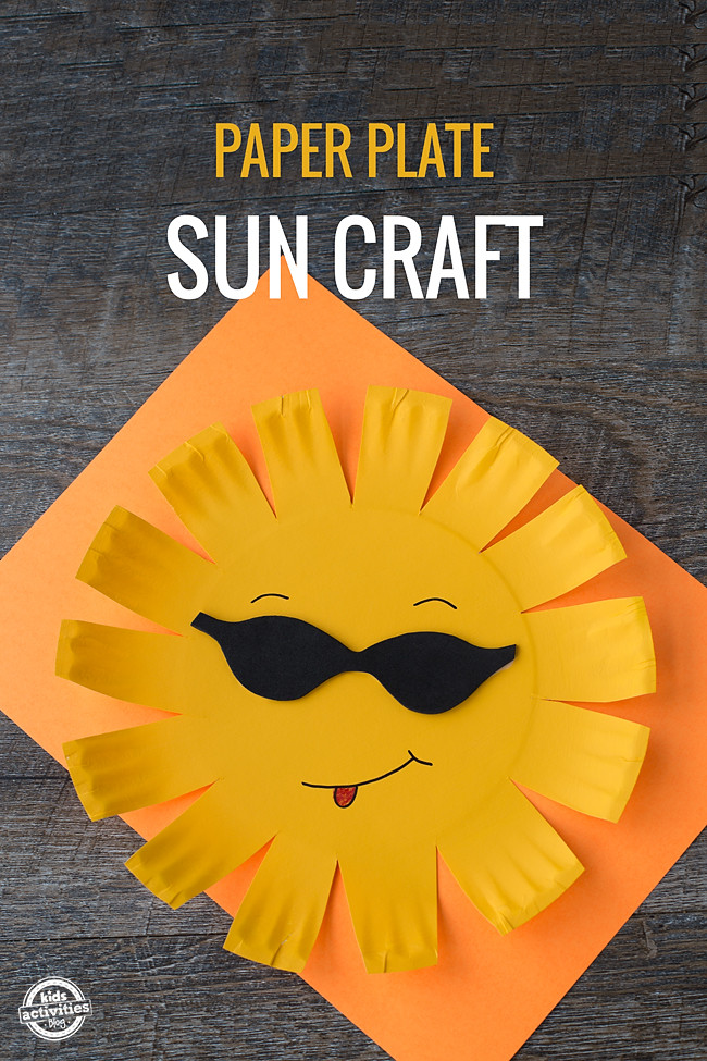 Sun Craft For Preschool
 Paper Plate Sun Craft
