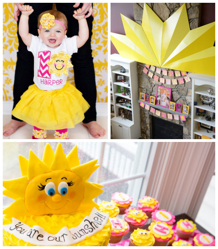 Sunshine Birthday Party
 Kara s Party Ideas You Are My Sunshine Themed First