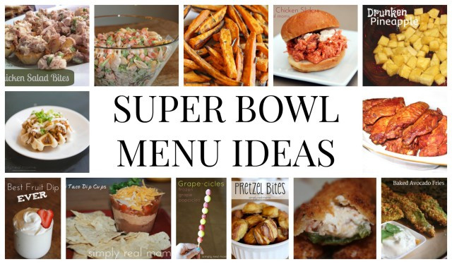 Super Bowl Dinner Recipes
 Super Bowl Sunday Menu