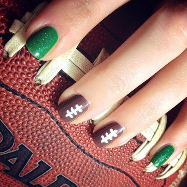 Super Bowl Nail Designs
 Ready for Super Bowl 26 Amazing Football Nail Art Designs