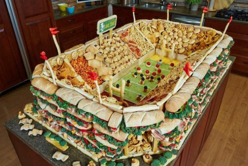 Super Bowl Sandwiches Recipes
 Amazing Super Bowl Sandwich Stadiums