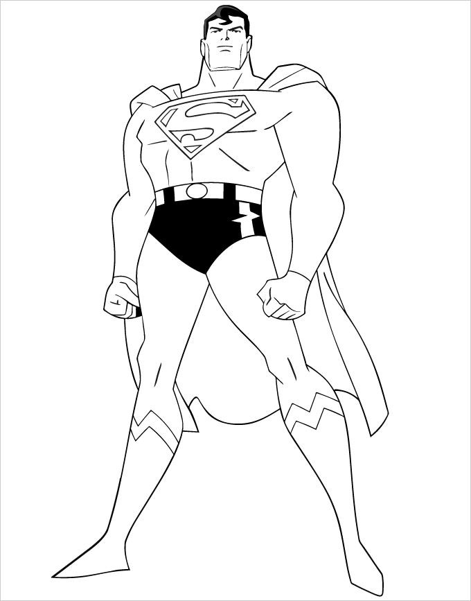 Super Hero Coloring Pages For Kids
 Superhero Coloring Pages Coloring Pages