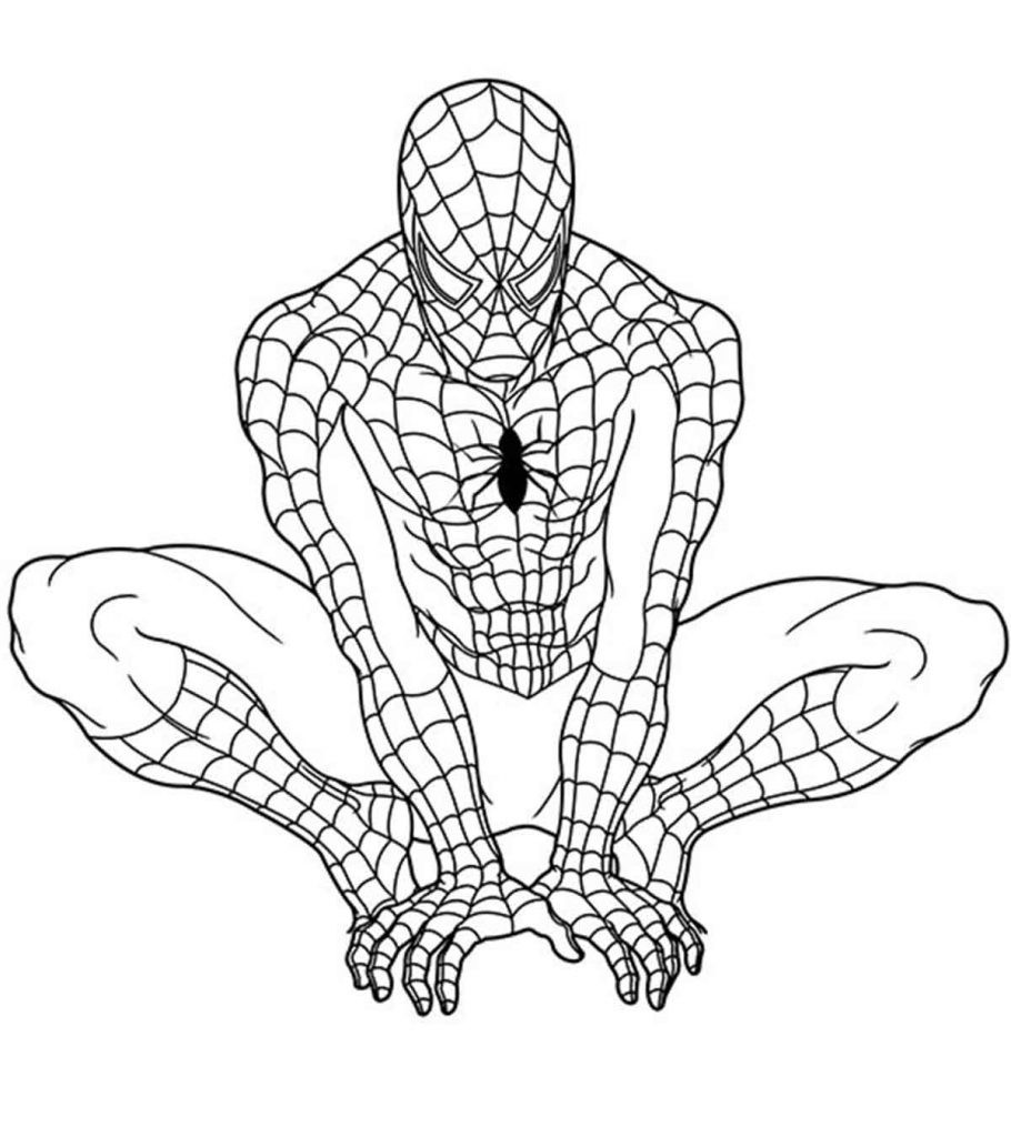 Super Hero Coloring Pages For Kids
 Top 20 Free Printable Superhero Coloring Pages line