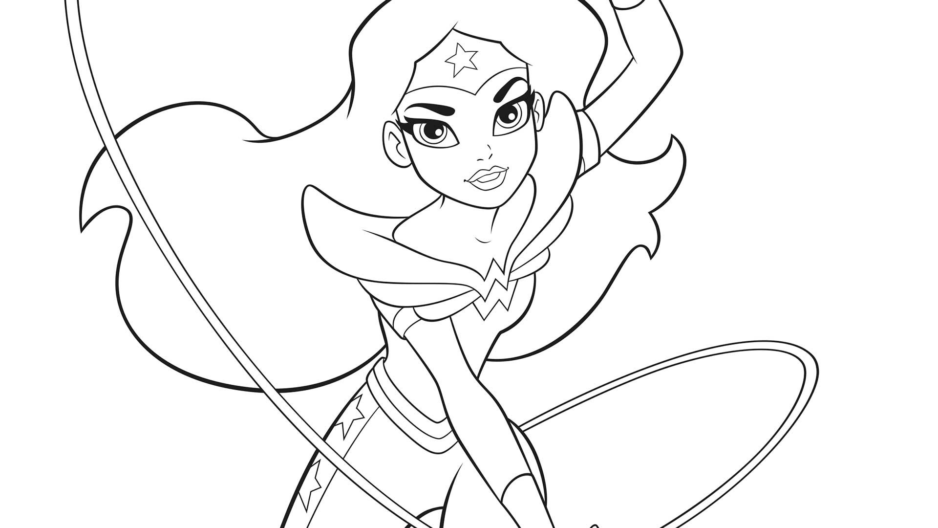 Super Hero Girls Coloring Pages
 DC SUPER HERO GIRLS A KIDS COLORING BOOK