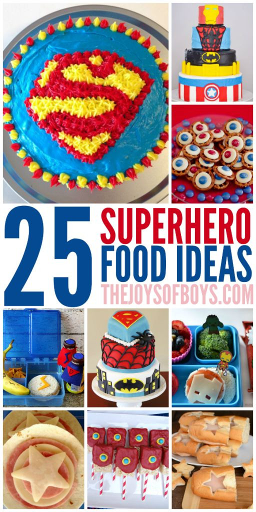 Superhero Birthday Party Food Ideas
 Boys Super powers and Cakes on Pinterest