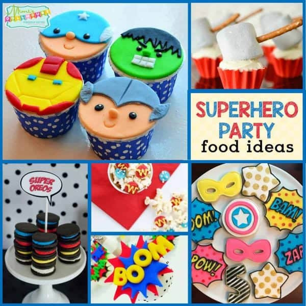 Superhero Birthday Party Food Ideas
 Superhero Party Food Ideas Amazing Desserts & Superhero
