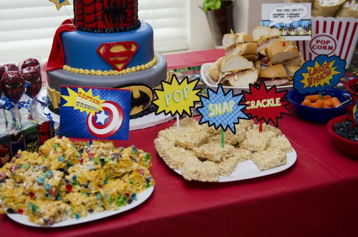 Superhero Birthday Party Food Ideas
 Superhero Party Food Ideas Party Ideas