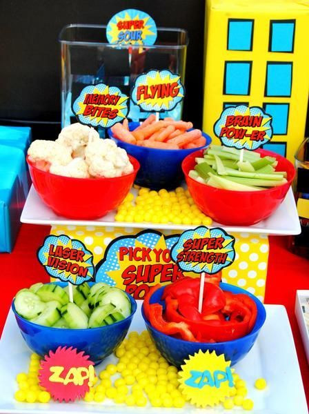 Superhero Birthday Party Food Ideas
 SUPERHERO Party IC Hero Party Superhero Birthday