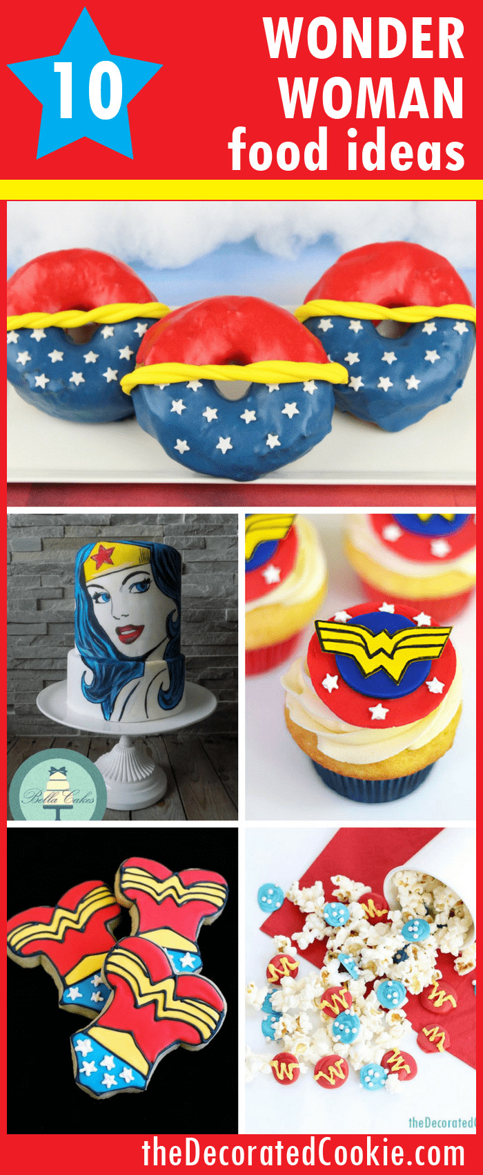 Superhero Birthday Party Food Ideas
 Wonder Woman food ideas for your Superhero party a roundup