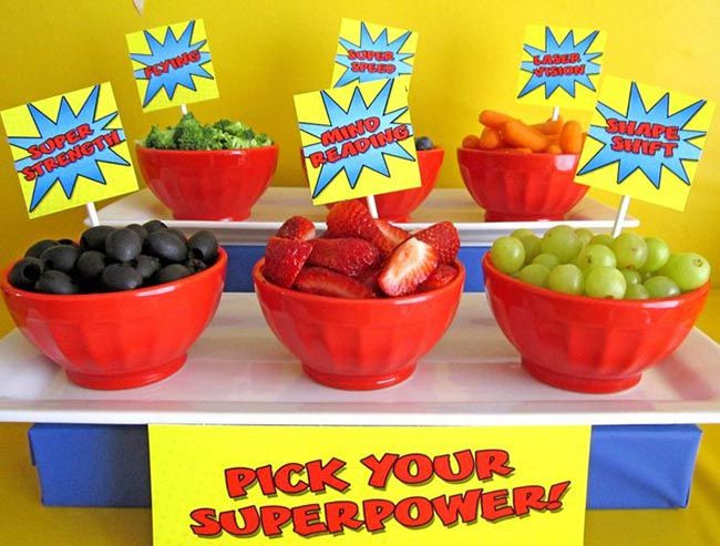 Superhero Birthday Party Food Ideas
 Girls Superhero Party