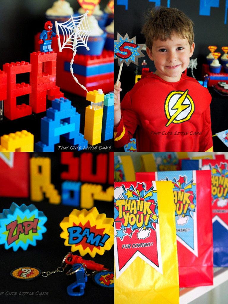 Superhero Birthday Party Supplies
 Superhero Birthday Party Printables Supplies