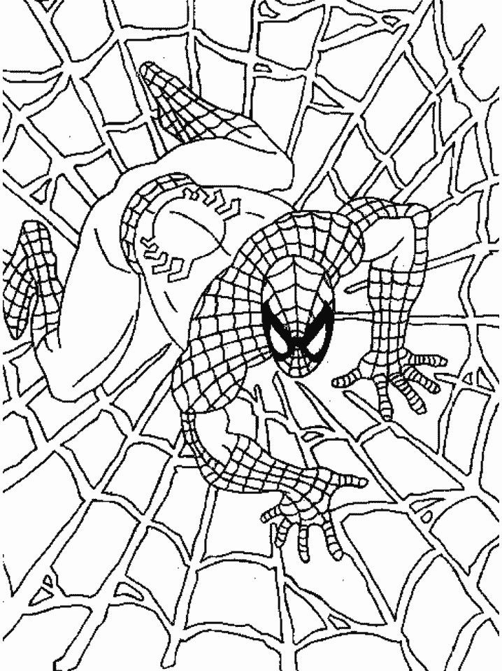Superhero Coloring Pages For Boys
 coloring kids page